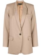 Nili Lotan Single-breasted Blazer - Neutrals