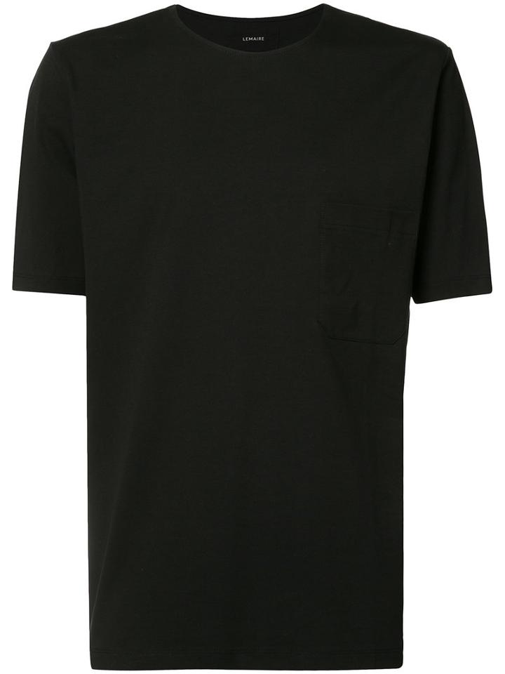 Lemaire - Chest Pocket T-shirt - Men - Cotton - Xs, Black, Cotton