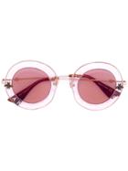 Gucci Eyewear Round Sunglasses - Brown