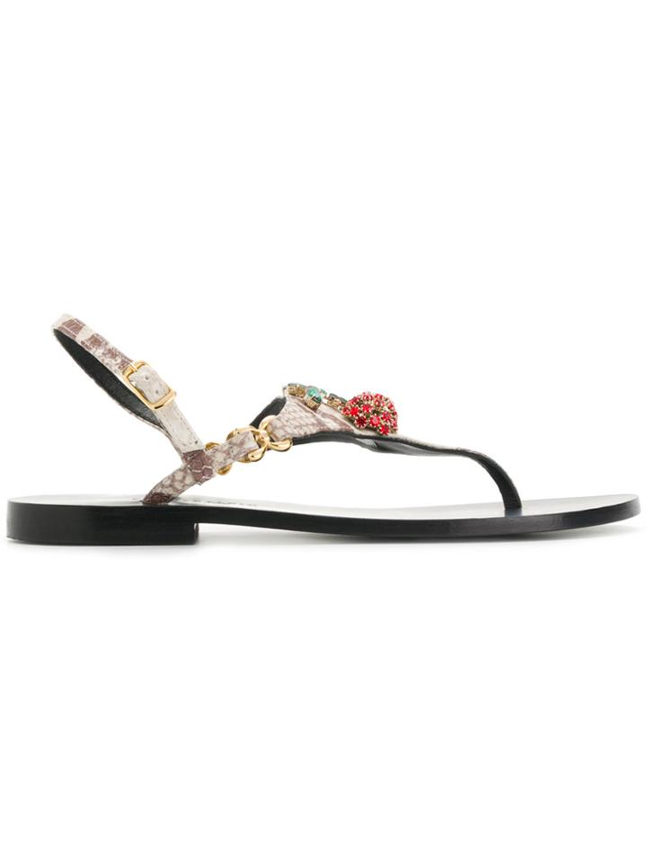 Philipp Plein Lena Sandals - Nude & Neutrals