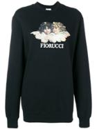 Fiorucci Angel Print Sweatshirt - Black