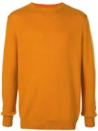 The Elder Statesman Knitted Jumper - Orange