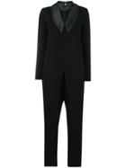 Giorgio Armani Tailored Fitted Jumpsuit - Black