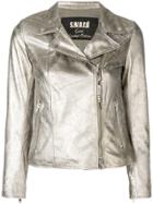 S.w.o.r.d 6.6.44 Double-breasted Zip Jacket - Metallic