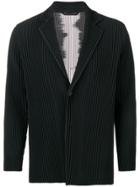 Homme Plissé Issey Miyake Pleated Casual Blazer - Black