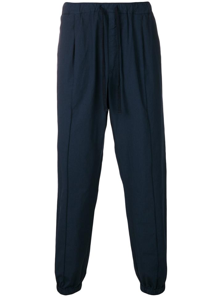 Barena Pleated Joggers - Blue