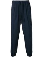 Barena Pleated Joggers - Blue