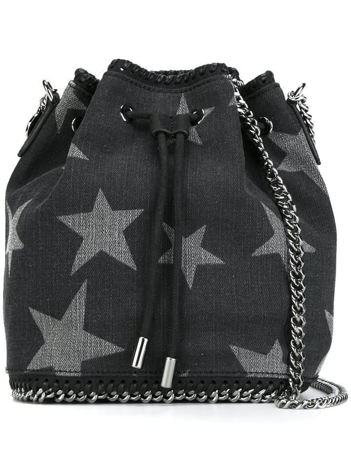 Stella Mccartney 'falabella' Bucket Shoulder Bag, Women's, Black, Cotton