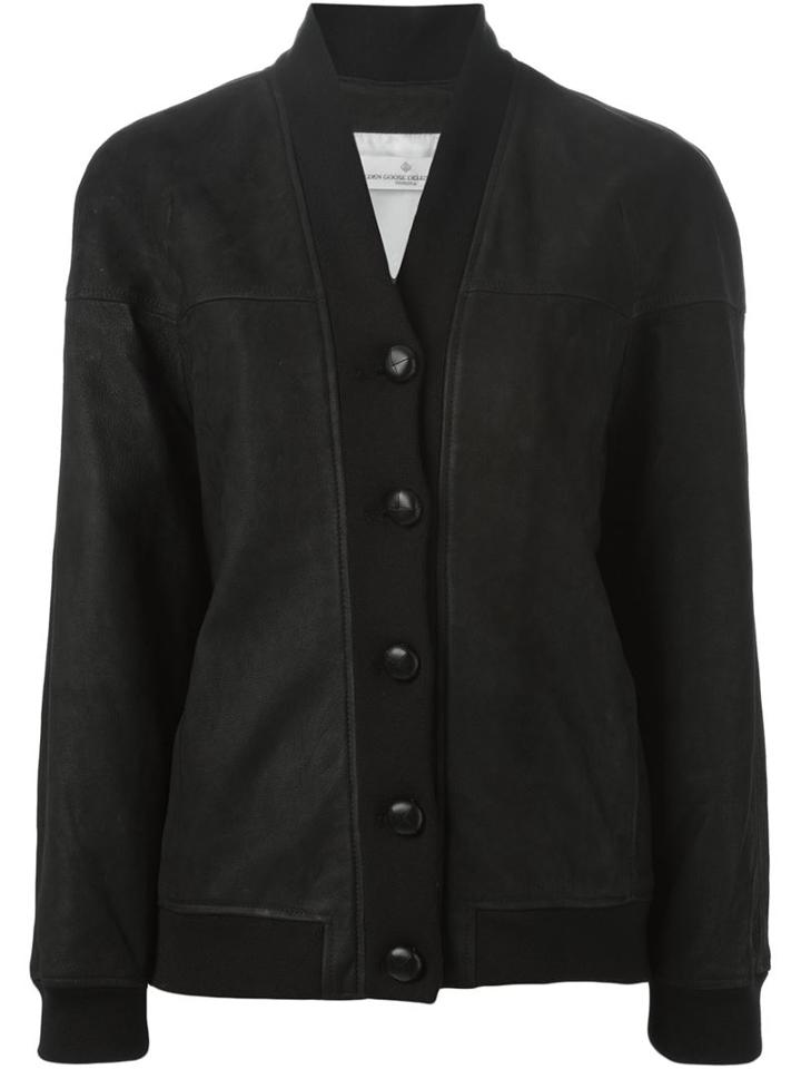 Golden Goose Deluxe Brand Leather Buttoned Jacket