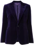 Ralph Lauren Collection Velvet Blazer - Purple