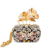 Alexander Mcqueen 'knuckle' Flower Box Clutch