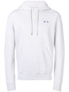 Ami Alexandre Mattiussi Hoodie With Ami Embroidery - Grey