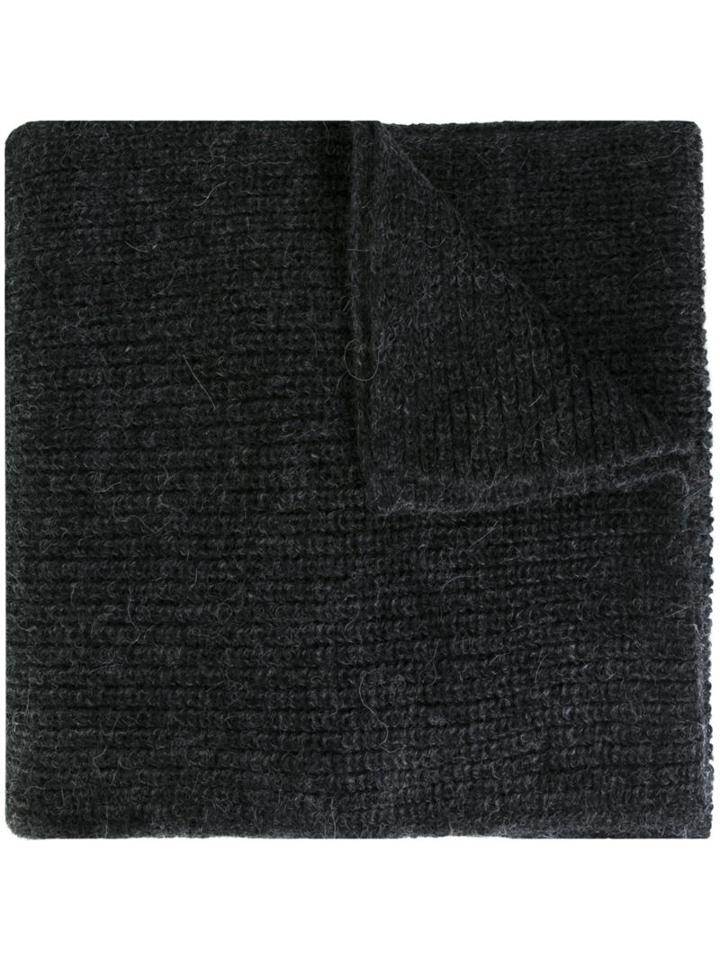 Isabel Marant Étoile 'genoa' Scarf, Women's, Black, Linen/flax/wool/alpaca/polyester