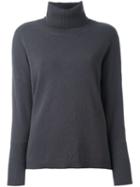 N.peal Cashmere Felted Oversize Pullover, Women's, Size: Small, Grey, Cashmere
