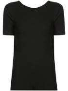 Rosetta Getty Backless T-shirt - Black