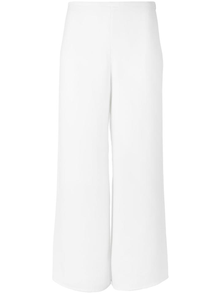 Patbo Flared Cropped Trousers - White