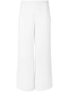 Patbo Flared Cropped Trousers - White