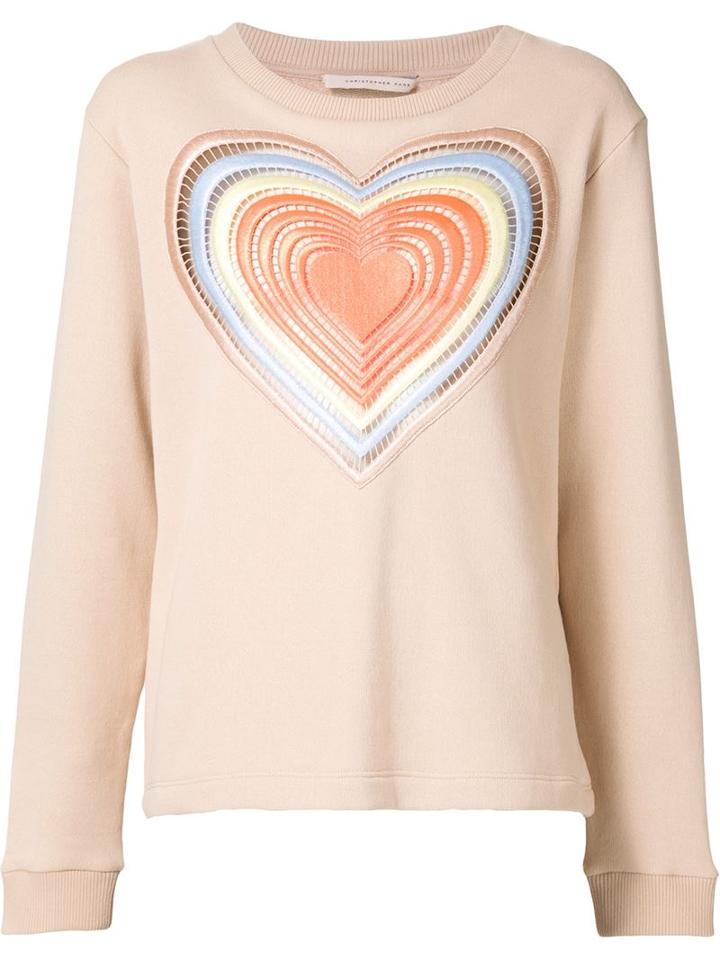 Christopher Kane Embroidered Heart Sweatshirt