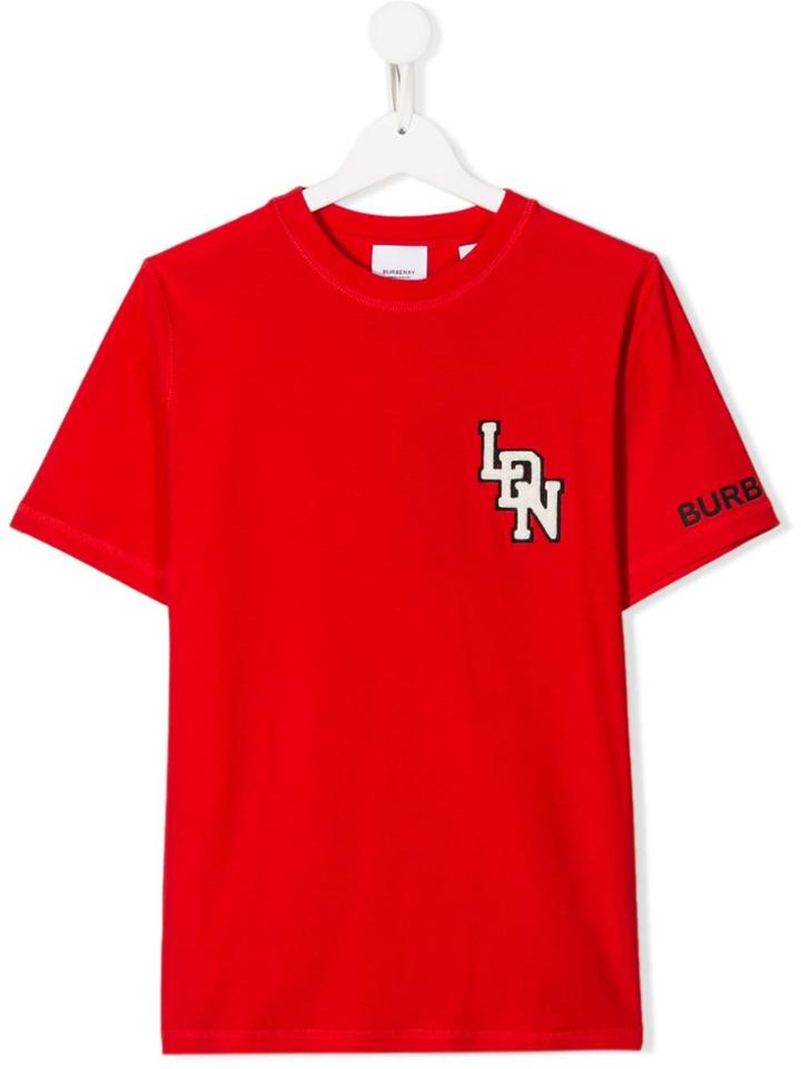Burberry Kids Burberry Kids - Teen Boy - Kb5-ldn Tee - Red