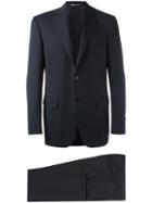 Canali Two Piece Suit, Men's, Size: 52, Blue, Wool/cupro