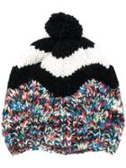 Missoni - Pom Pom Hat - Women - Nylon/cashmere/wool - One Size, Black, Nylon/cashmere/wool