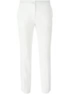 Etro Cropped Trousers, Women's, Size: 42, White, Wool