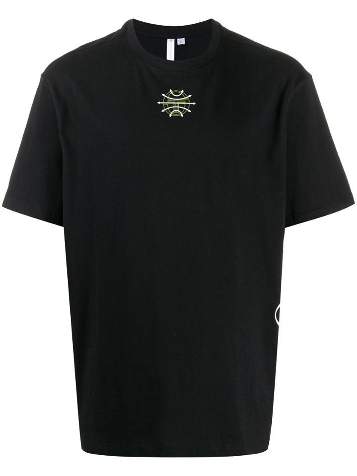Sergio Tacchini Rear Print Crew Neck T-shirt - Black