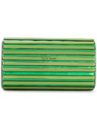 Elie Saab Metallic Clutch Bag - Green