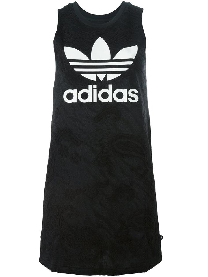 Adidas Originals Tank Dress, Women's, Size: 44, Black, Polyester/spandex/elastane