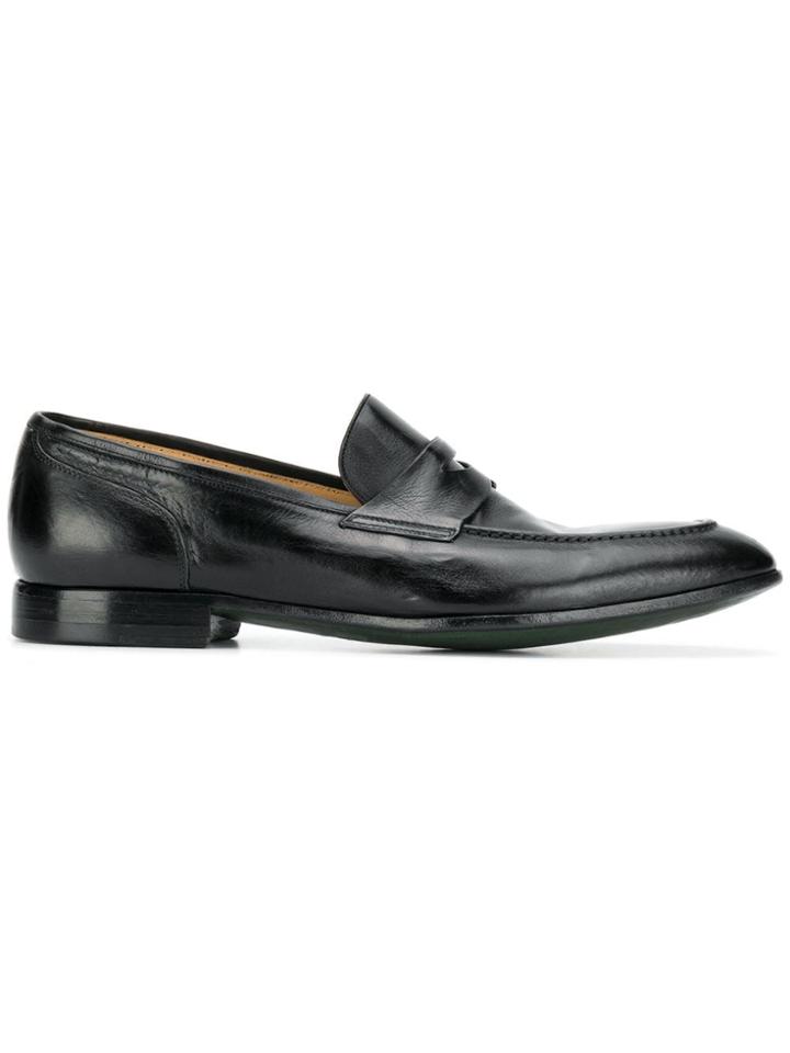Green George Maremma Slip-on Loafers - Black