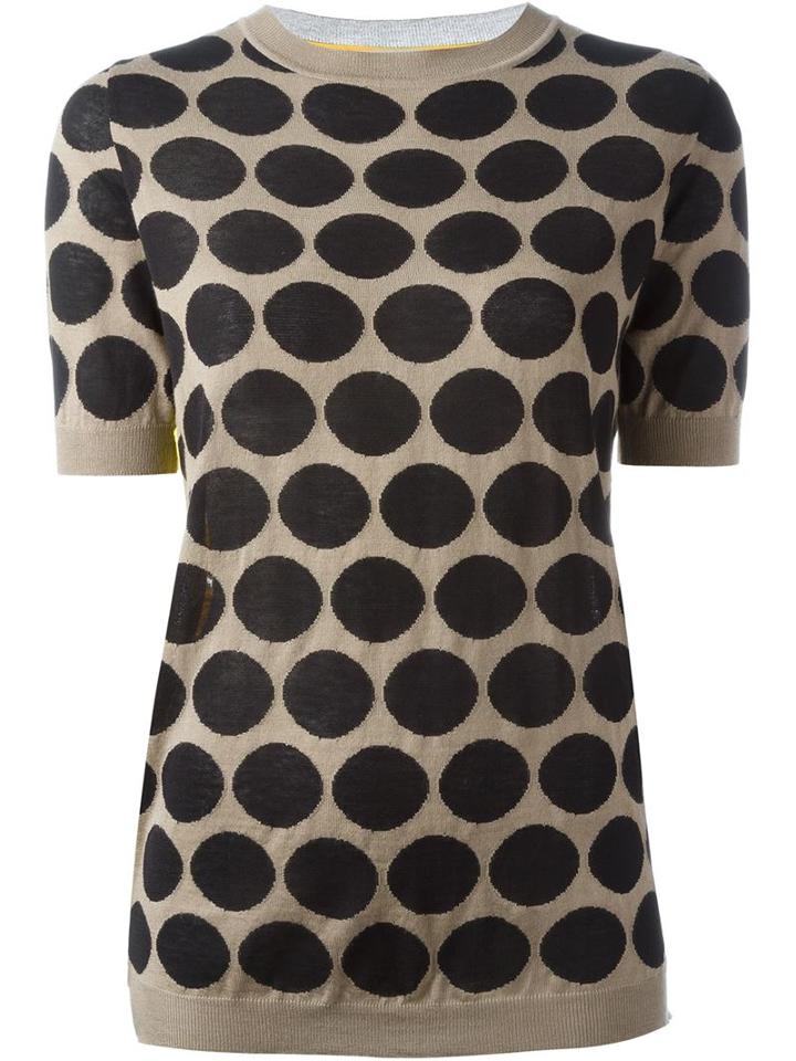 Marni Circle Panel Intarsia Jumper