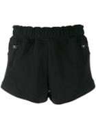 Adidas By Stella Mccartney Piqué Jersey Shorts - Black