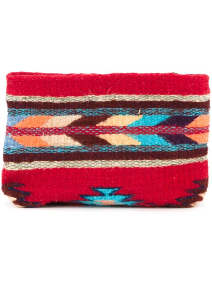 Manos Zapotecas Aztec Clutch, Women's, Red