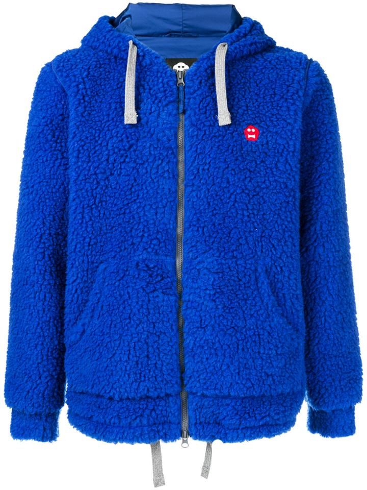 Aspesi Hooded Zipped Jacket - Blue