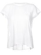 Sacai - Sheer Lace Back T-shirt - Women - Linen/flax/polyester - 3, White, Linen/flax/polyester