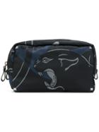 Valentino Valentino Garavani Rockstud Panther Wash Bag - Black