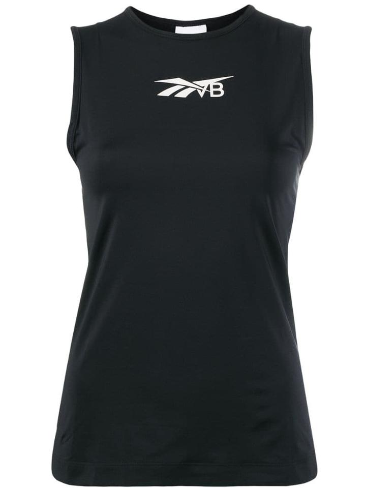 Reebok X Victoria Beckham Printed Jersey Tank Top - Black