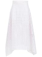 Olympiah Panelled Bucolia Skirt - White
