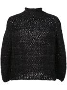 Casey Casey Chunky Knit Sweater - Black