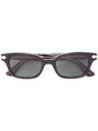Gucci Eyewear Western Accent Rectangular Sunglasses, Adult Unisex, Size: 51, Brown, Acetate/titanium