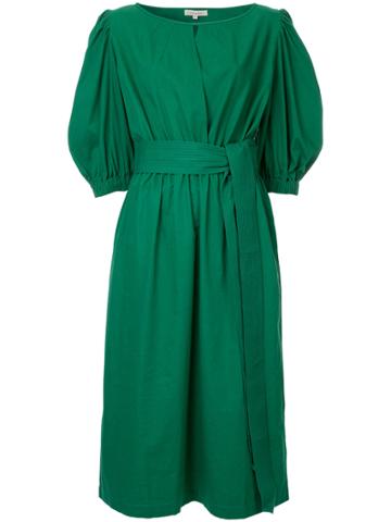 Caramel Elasticated Waist Dress - Green