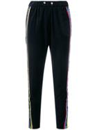 Mira Mikati Side Stripe Track Pants - Blue