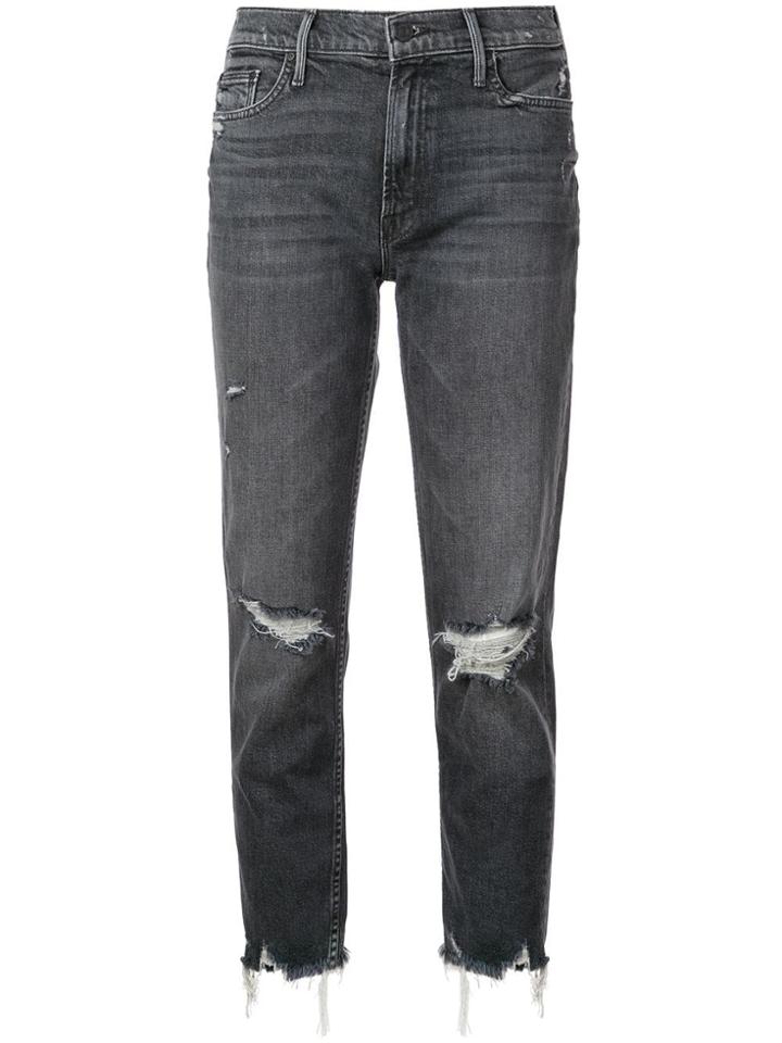Mother Ripped Jeans - Grey