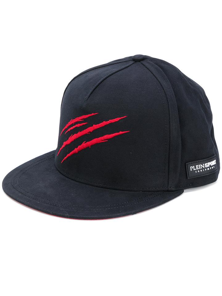 Plein Sport - Embroidered Scratch Cap - Men - Cotton - One Size, Black, Cotton