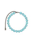 No21 Crystal Choker Necklace - Blue