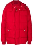 Versus Oversized Padded Jacket - Red