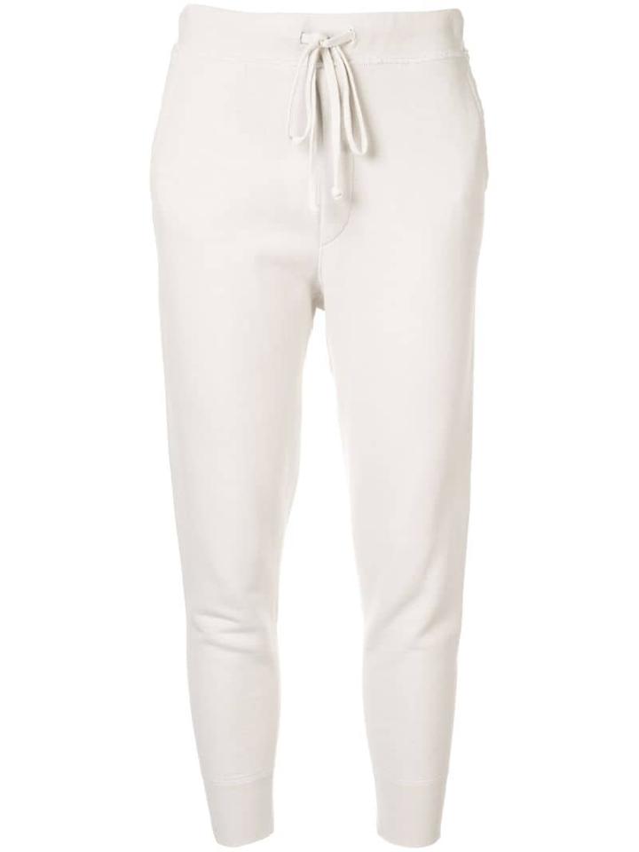 Nili Lotan Cropped Track Pants - White