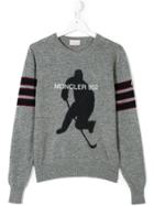 Moncler Kids Teen Hockey Sweater - Grey