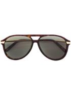 Cartier Aviator Shaped Sunglasses - Brown