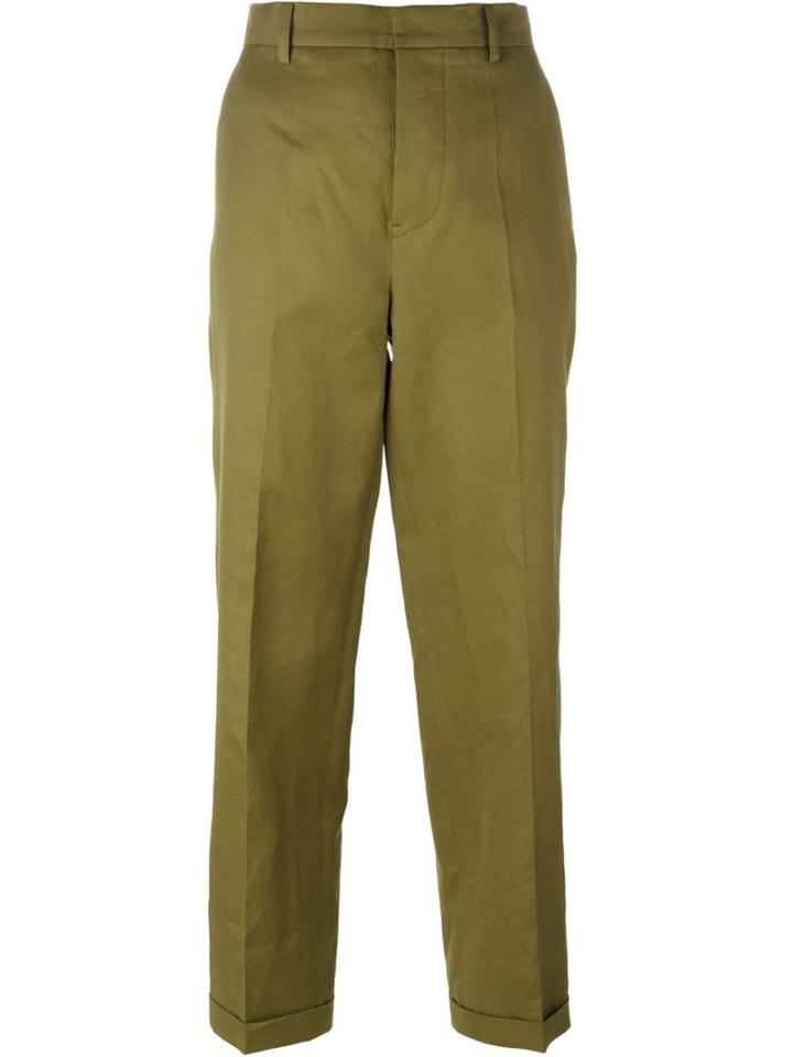 Sofie D Hoore Peyton Trousers, Women's, Size: 38, Green, Cotton